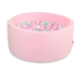 suchy-basen-minky-h-40-cm-z-pilkami-200szt-rozowy