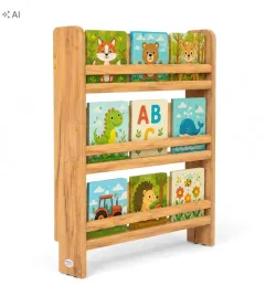 regal-na-ksiazki-dla-dzieci-biblioteczka-8060-bsh-63-debowy