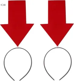 2-opaski-na-glowe-w-ksztalcie-grotu-strzaly-czerwone