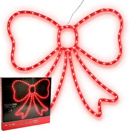 kokarda-dekoracyjna-55cm-czerwona-120-led