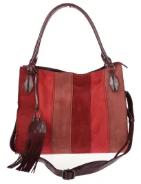 torebka-damska-shopper-worek-zamszowa-boho-fredzle-na-ramie-mc796-bordowa