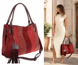 torebka-damska-shopper-worek-zamszowa-boho-fredzle-na-ramie-mc796-bordowa