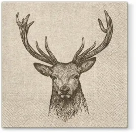 serwetki-we-care-deer-bezowo-brazowe-165x165-cm-po-rozlozeniu-33x33-cm