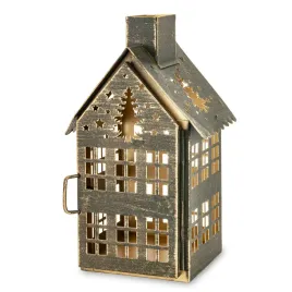 dekoracja-domek-metalowa-zielona-20x115x10-cm-wzor-1