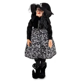 figurka-czarownica-czarny-95x40x35