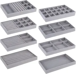 organizer-pojemnik-zestaw-8-tac-na-bizuterie-aksamitne-wklady-do-szuflad