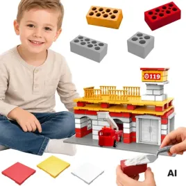 woopie-zestaw-konstrukcyjny-remiza-strazacka-woz-140-el-dla-dzieci