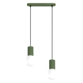 lampa-wiszaca-halo-2l-zielona-oliwka