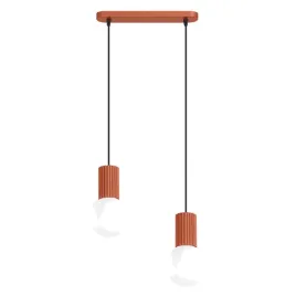 lampa-wiszaca-halo-2l-ochra-czerwona