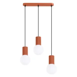 lampa-wiszaca-halo-3l-ochra-czerwona