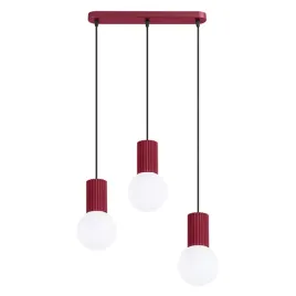 lampa-wiszaca-halo-3l-burgund