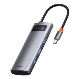 hub-usb-c-5w1-pd-100w-hdmi-4k-3x-usb-3-2-wielofunkcyjny-adapter-szary