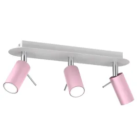 lampa-sufitowa-preston-3x-mini-gu10-rozowy-bialy-eko-light