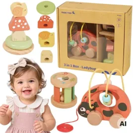 tooky-toy-zestaw-biedronka-do-zabawy-rozwojowej-3w1