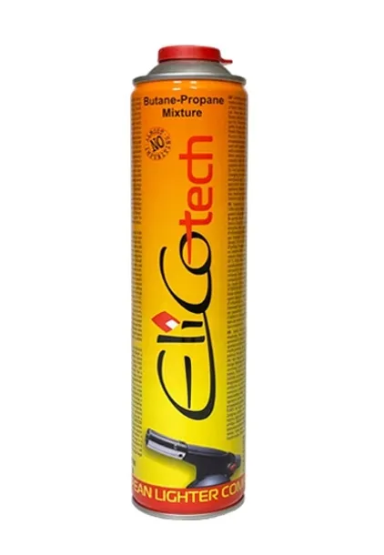 Kartusz GAZOWY 600ml GAZ nabój do palnika GWINT zawór śrubowy 7/16” Elico