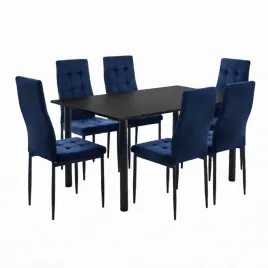 zestaw-stol-lugano-120x80-czarny-6-monako-granat-nogi-czarne-welur