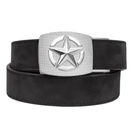 pas-kore-essentials-star-buckle-black-buffalo-leather-gun-belt