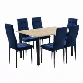 zestaw-stol-lugano-120x80-blat-sonoma-nogi-czarne-6-monako-granat-welur