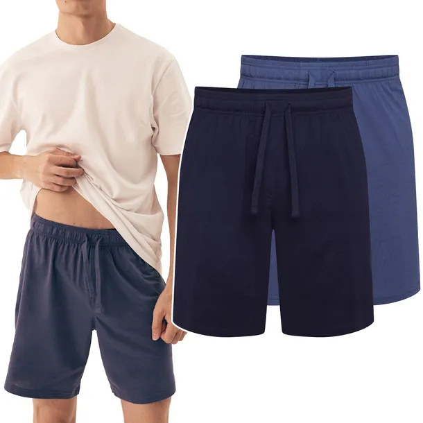 Luźne Spodenki Piżamowe HENDERSON MODE Dresowe Szorty Męskie 2-PAK - XL