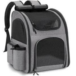 plecak-quirlig-szary-dla-psa-kota-z-okienkiem-siatkowym-10kg
