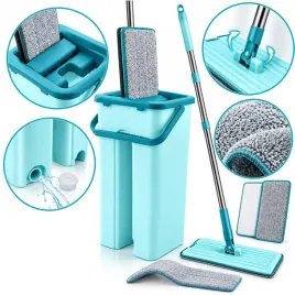 mop-plaski-z-wiadrem-dwukomorowym-z-wyciskaczem-2-wklady-styl-teleskopowy