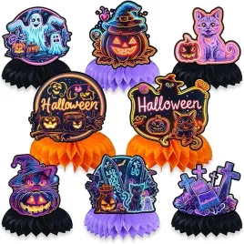 dekoracje-halloween-srodek-stolu-centra-dynia-duch-8szt