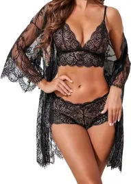 bielizna-damska-komplet-3-czesciowy-koronka-kimono-czarny-r-xl