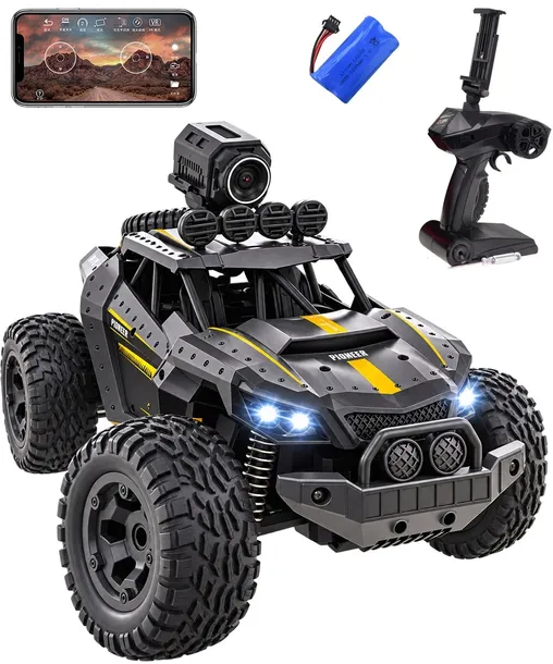 SZYBKI SAMOCHÓD ZDALNIE STEROWANY 2w1 CRAWLER AUTO RC Z KAMERĄ PODGLĄD FPV