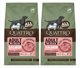 quattro-grain-free-all-breed-adult-salmonandkrill-losos-kryl-2x3kg