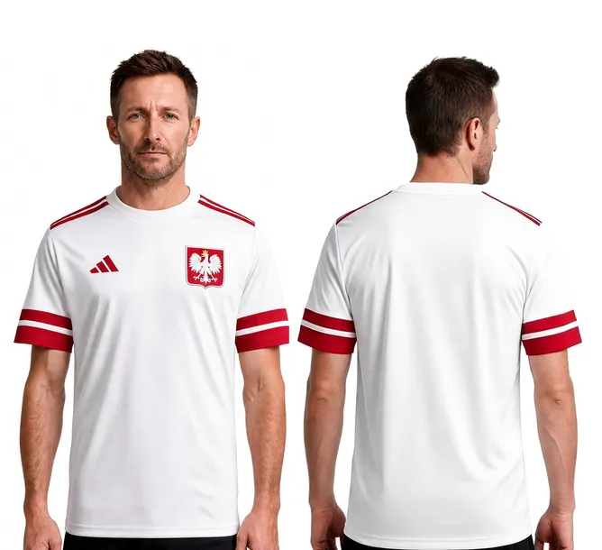Koszulka Piłkarska Adidas Polska TWÓJ NAPIS Imię Numer np LEWANDOWSKI S