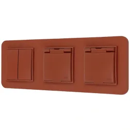 wlacznik-podwojny-i-dwa-gniazda-ip44-z-ramka-zaokraglona-mini-terakota