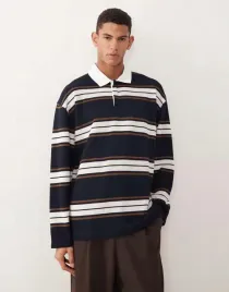 kolorowa-koszulka-polo-print-paski-b25-xl