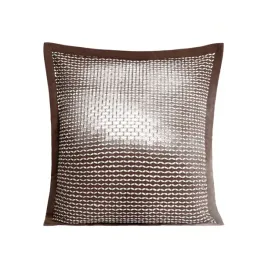 poszewka-tiven-bawelniana-brazowa-z-przeszyciem-geometrycznym-45x45cm-homla