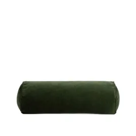 poduszka-fina-z-bawelnianego-aksamitu-zielen-w-ksztalcie-walca-20x60-homla