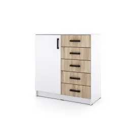 mlodziezowa-komoda-sigma-b4-5s-90-cm-z-szufladami-dab-sonoma