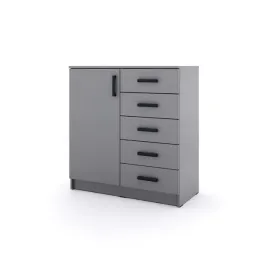 mlodziezowa-komoda-sigma-s2-5s-90-cm-z-szufladami-szara