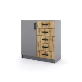 mlodziezowa-komoda-sigma-s5-5s-90-cm-z-szufladami-dab-wotan