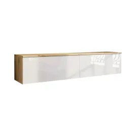 szafka-rtv-wiszaca-180-cm-bialy-polysk-dab-artisan-nowoczesna