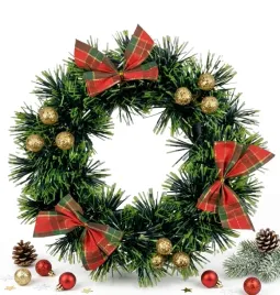 wianek-swiateczny-bozonarodzeniowy-na-drzwi-z-kokardami-dekoracja-25-cm