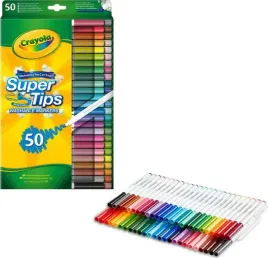 crayola-super-tips-flamastry-mazaki-dla-dzieci-zmywalne-50szt
