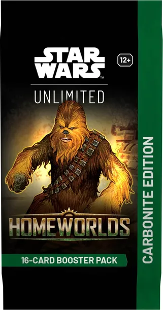 Zestaw kart Star Wars Unlimited: Homeworlds - Carbonite Booster Pack (1)