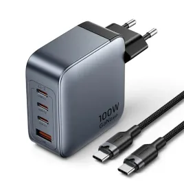 ladowarka-vention-100w-gan-4-portowa-z-kablem-usb-c-1m