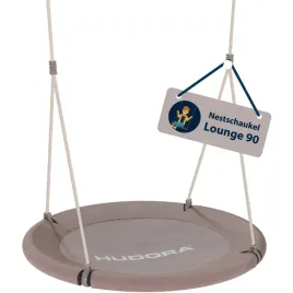 hustawka-gniazdo-hudora-lounge-90-cm-bezowa-textilene-150-kg
