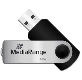 mediarange-pamiec-usb-64-gb-usb-2-0-srebrno-czarna