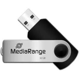 mediarange-flexi-drive-32-gb-usb-stick-silver-black-usb-a-2-0-mr911