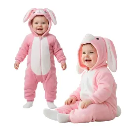 pizama-onesie-kostium-przebranie-spiochy-rozowy-kroliczek-90-75-85-cm