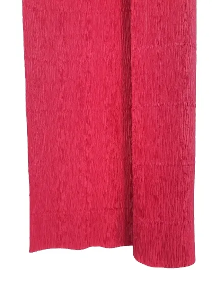Krepina krepa włoska 180 g bibuła marszczona nr. 582 malinowy czerwony