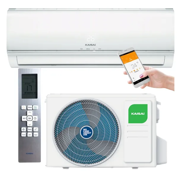 Klimatyzacja ścienna KAISAI ECO 3,5kW 40m2 WiFi KLIMATYZACJA DOMOWA GRZAŁKA
