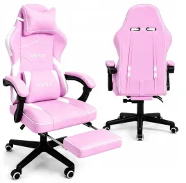 fotel-gamingowy-obrotowy-biurowy-podnozek-rozowy-pink