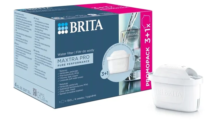 BRITA MAXTRA PLUS+ NEW WKŁAD FILTR DO WODY 4 SZT